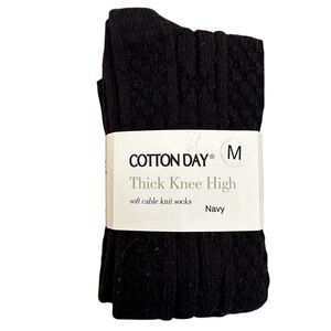 Navy Knee High Socks